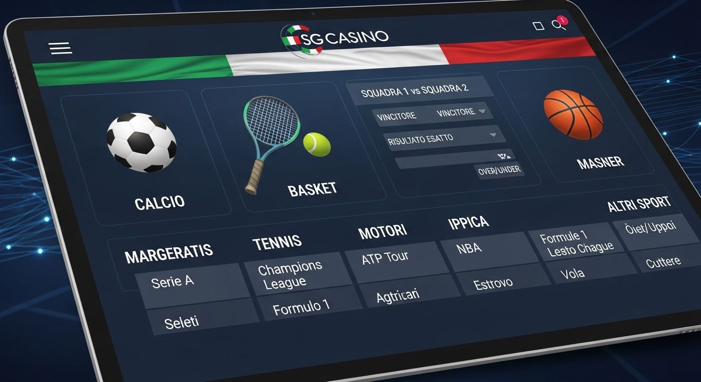 Opzioni e mercati di scommesse in-play betting