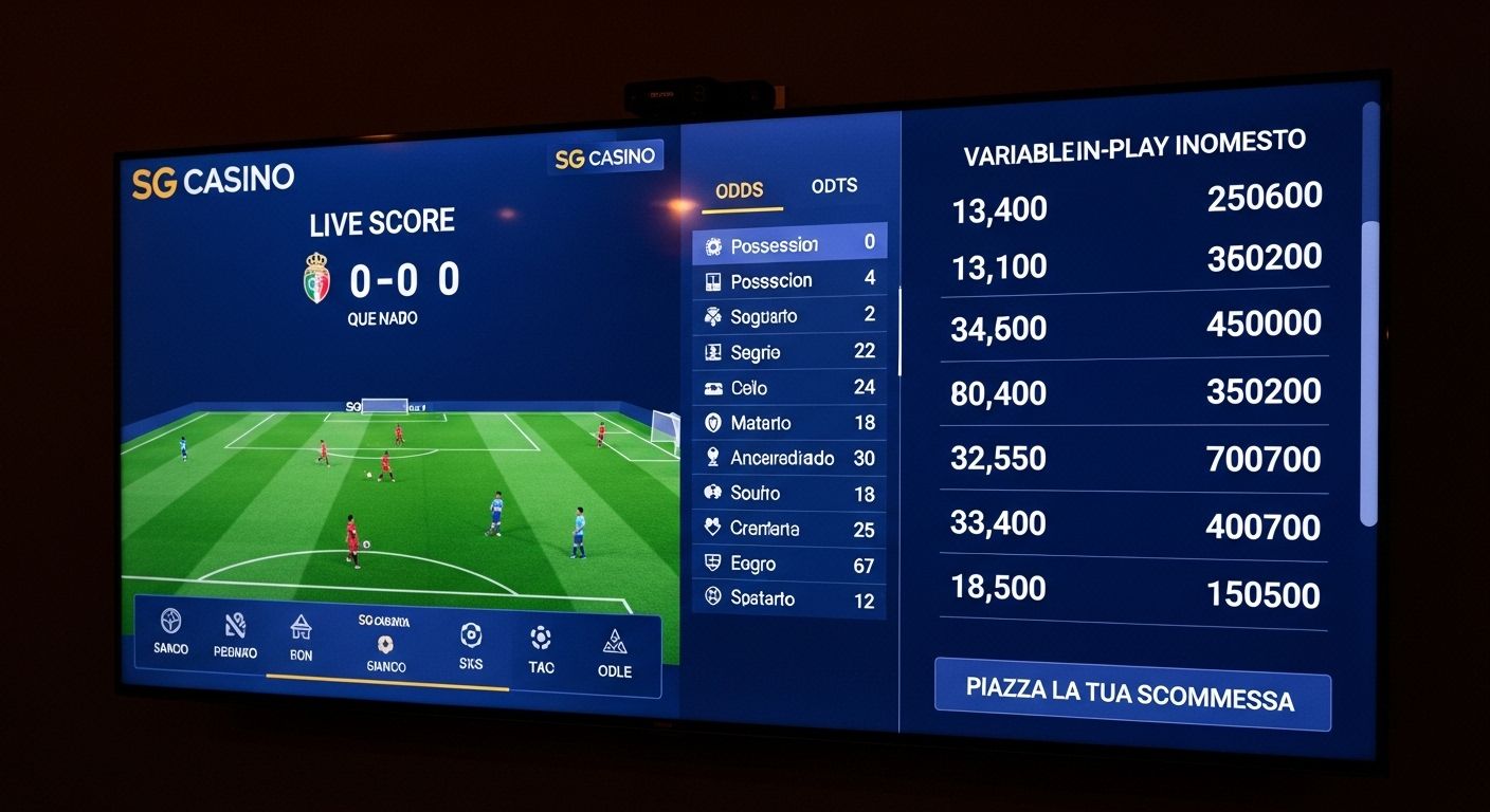 Funzionalità delle scommesse live live match odds
