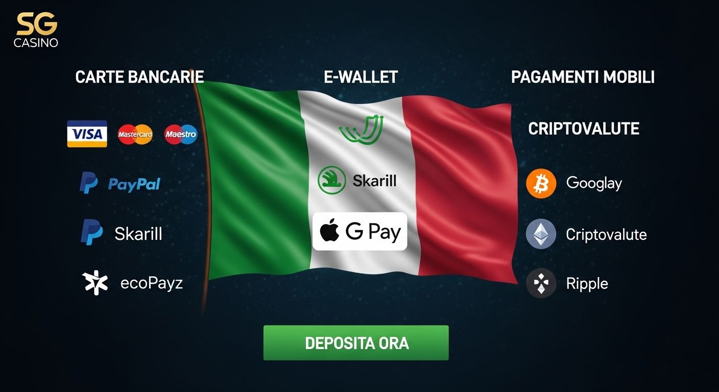 Metodi di deposito disponibili online casino payment